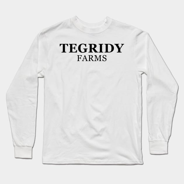 tegridy farms Long Sleeve T-Shirt by equatorial porkchop